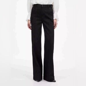 Madewell Superwide-Leg Black Pants
